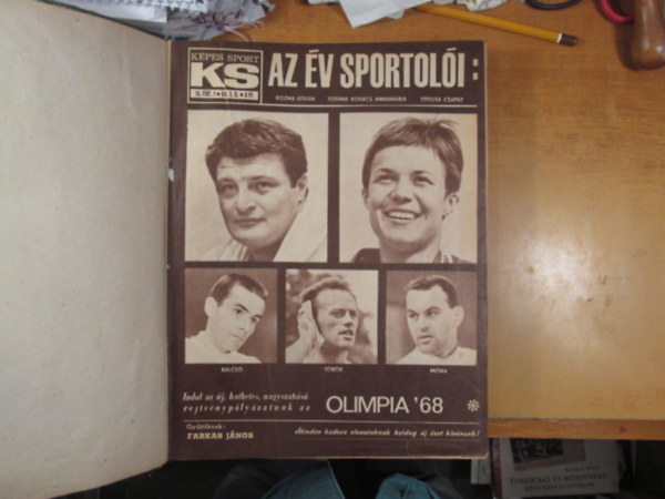 Kutas Istv�n (f�szerk.) - K�pes Sport 1968. 1-52. sz�m egybek�tve. Teljes �vfolyam