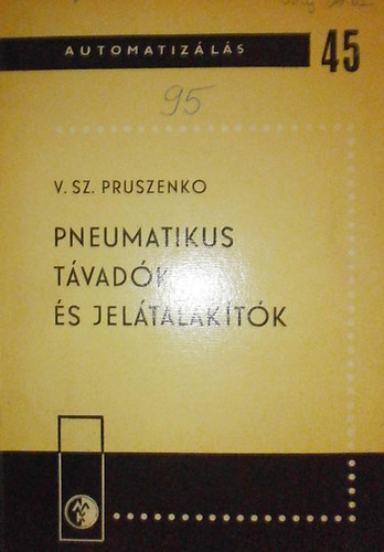 V. Sz. Pruszenko - Pneumatikus távadók és jelátalakítók