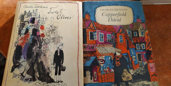 Charles Dickens - 2 db Dickens knyv: Oliver Twist+ Coppelfield Dvid