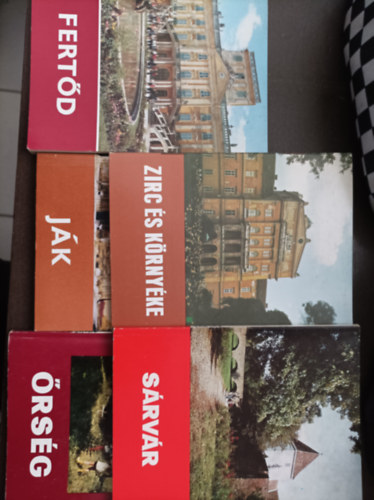 5 Útikalauz könyv: Fertőd, Zirc és környéke, Ják, Sárvár, Őrség,
