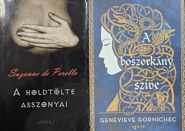 Suzanne de Perella, Genevieve Gornichec - 2 db könyv boszorkányokról: A boszorkány szíve + A holdtölte asszonyai