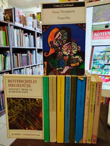 Joyce Thompson, Jerzy Kosinski, Hubert Selby, Vladimr Paral, Beauvoir De Simone, Ernest Hemingway, Andrzej Kusniewicz, Tadeusz Rzewicz, Jurij Scserbak - Szpirodalmi knyvcsomag 11 db-os KNYVMENT AJNLAT: Rotschild hegedje, Karantn-Jaropil vros krnikjbl, Kirnduls a mzeumba, Sznes vegablakok, Az reg halsz s a tenger-Elbeszlsek, A megtrt asszony, A kpzelet k