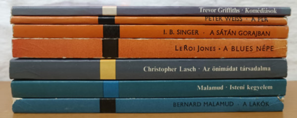 Trevor Griffiths, Peter Weiss, I. B. Singer, LeRoi Jones, Christopher Lasch, Bernard Malamud - Modern knyvtr knyvcsomag