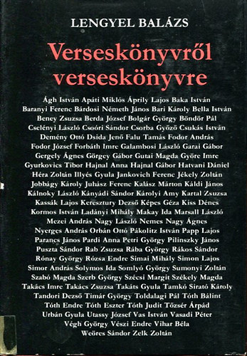 Lengyel Bal�zs - Versesk�nyvr�l versesk�nyvre