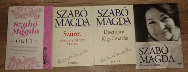 Szab� Magda - 3 reg�ny Szab� Magd�t�l �s egy k�tet r�la aj�nd�kba: Diszn�tor/ K�gy�mar�s, �k�t + Szab� Magda - Ez mind �n voltam