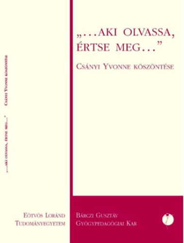 Perlusz Andrea - ...aki olvassa, rtse meg...