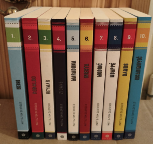 Matt Oldfield, Tom Oldfield - Focih�s�k sorozat 1-10. (teljes) / Messi, Ronaldo, Neymar, Zidane, Maradona, Iniesta, Modri�, Mbapp�, Ramos, Ibrahimovi�