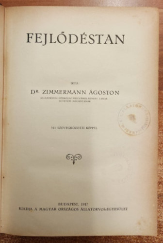 Zimmermann goston dr. - Fejldstan