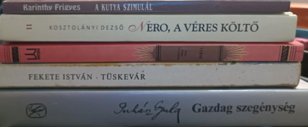 Juhsz Gyula, Verne Gyula, Fekete Istvn, Kosztolnyi Dezs, Karinthy Frigyes - Klasszikus magyar irodalmi knyvcsomag