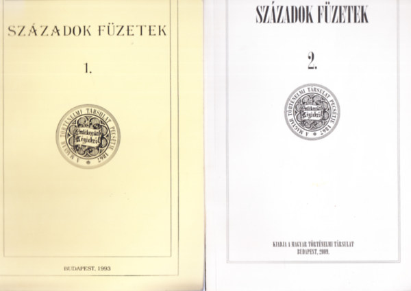 Századok füzetek 1-5.
