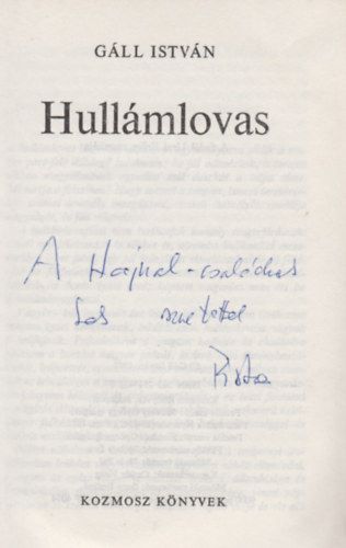 Gll Istvn - Hullmlovas