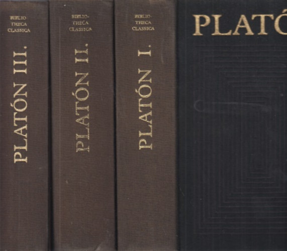 Platon - Plat�n �sszes m�vei I-III. (Bibliotheca Classica)