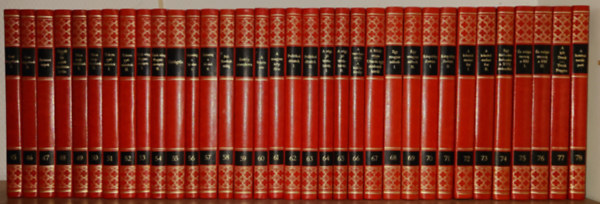 Jókai Mór - 29 kötet Jókai Mór díszsorozatából (Unikornis Kiadó): 45-73. (a művek címei a leírásban olvashatók)