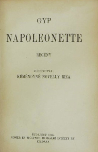 GYP - Napoleonette