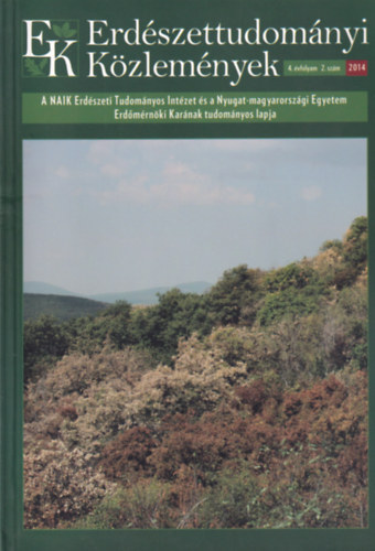 Erdszettudomnyi Kzlemnyek 4. vfolyam 2. szm 2014