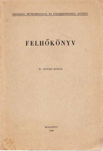 Felhőkönyv (II. (rövid) kiadás)