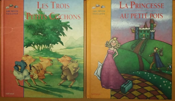 Hans-Christian Andersen, Camille Semelet (illus.), Agns Mathieu (illus.) - Les Trois Petits Cochons + La Princesse au Petit Pois (2 ktet)