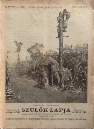 Havas Istvn (szerk.) - Szlk lapja VI.vf. 1-5. szm (1928-1929) - Megjelenik egy iskolai vben tszr
