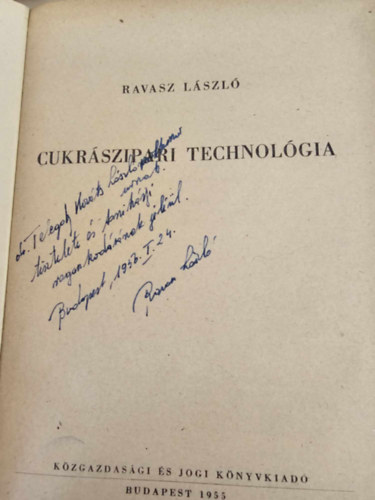 Ravasz L�szl� - Cukr�szipari technol�gia