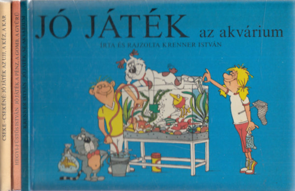 Krenner István, Szerk.: Ambrus Éva - Jó játék az akvárium (Berendezési tanácsok; A vízszűrés és az oxigén pótlása; Halvásárlás...)