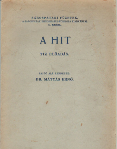 Mtys Ern dr. - A hit (tz elads)