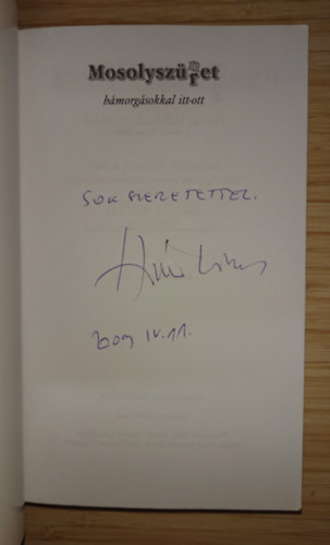 Hámor Vilmos - Mosolyszüret - hámorgásokkal itt-ott