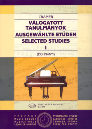 J. B. Cramer, Ernő Dohnányi - VÁLOGATOTT TANULMÁNYOK I. Z 3015