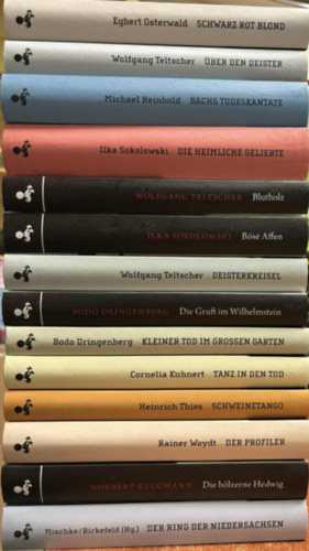 Wolfgang Teltscher, Egbert Osterward, Michael Reinbold, Ilka Sokoliwski, Bodo Dringenberg, Cornelia Kuhner, Heinrich Thies, Rainer Woydt, Norbert Klugmann - 14 db zuKlampen! krimisorozat n�met nyelven