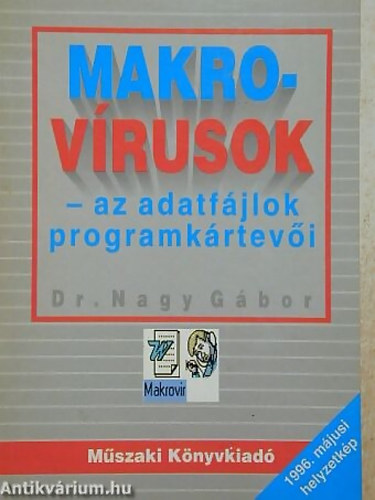Dr. Nagy G�bor - Makrov�rusok - Az adatf�jlok programk�rtev�i 1996 m�jusi helyzetk�p