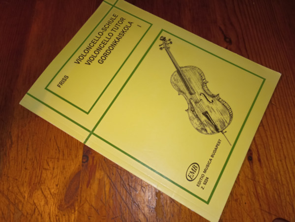 Friss Antal - Violoncello-schule-Violoncello tutor-Gordonkaiskola I.