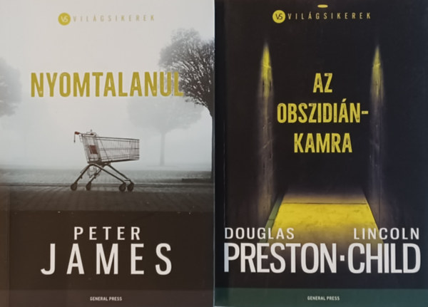 Douglas Preston  Lincoln Child, Peter James - Az obszidinkamra +Nyomtalanul (2 m)