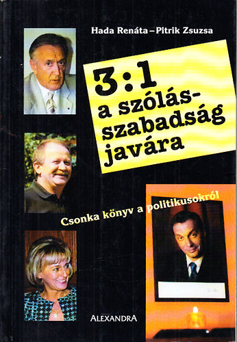 Hada Renta-Pitrik Zsuzsa - 3:1 a szlsszabadsg javra