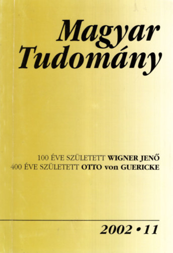 Csnyi Vilmos, Elek Lszl - Magyar  Tudomny 2002/11