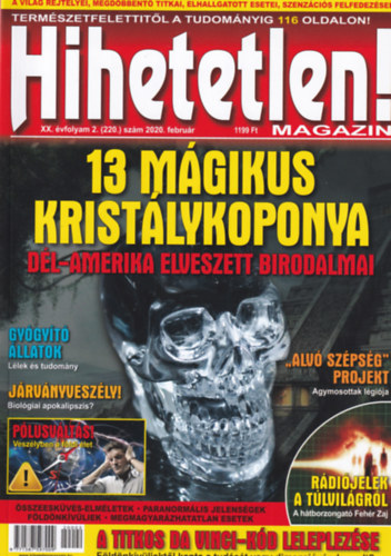 Hihetetlen! magazin XX. vfolyam 2. (220.) szm 2020. februr