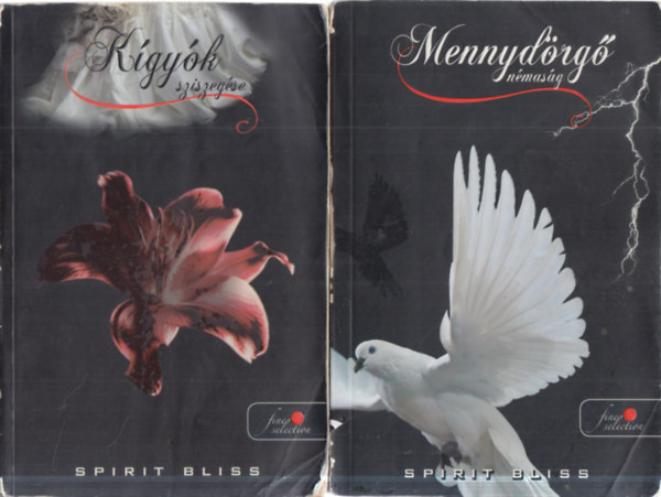 Spirit Bliss - 2 db. V�r�s p�tty�s k�nyvek (K�gy�k sziszeg�se + Mennyd�rg� n�mas�g)
