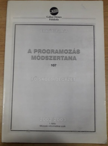 Endrdi Tams - A programozs mdszertana