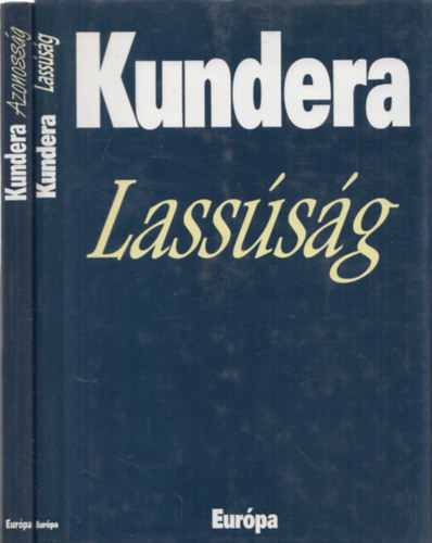 Kundera - 2db Kundera regny: Lasssg + Azonossg