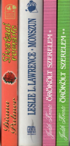 Diana Palmer, Leslie L. Lawrence, Judith Krantz - 3 romantikus regny ( 4 ktetben ) rklt szerelem I-II. + Monszun + Sivatagi romnc