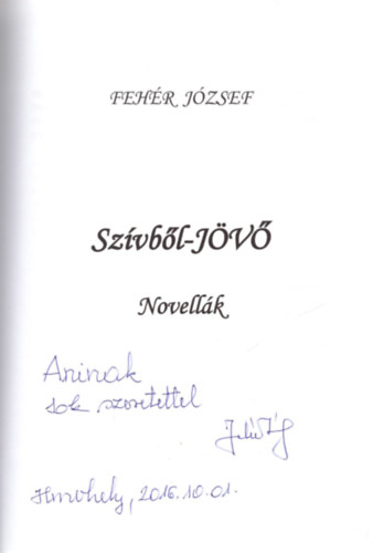 Fehr Jzsef - Szvbl-JV - Dediklt