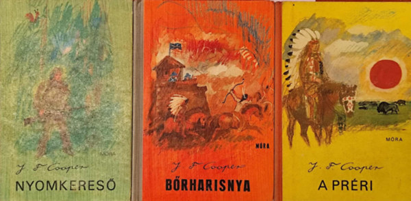 J. F Cooper - 3 db . J. F. Cooper regny: Brharisnya, A Prri, Nyomkeres