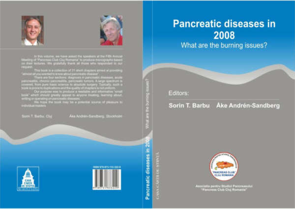 ANDREN-SANDBERG AKE, BARBU SORIN T. - Pancreatic diseases in 2008 What are the burning issues? (Hasny�lmirigy-betegs�gek)