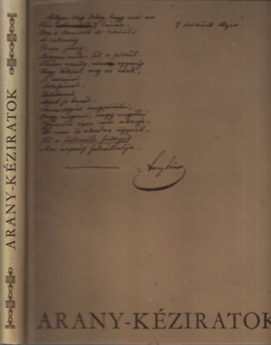Nov�k L�szl� (szerk.) - Arany-k�ziratok (A szerkeszt� dedik�ci�j�val)