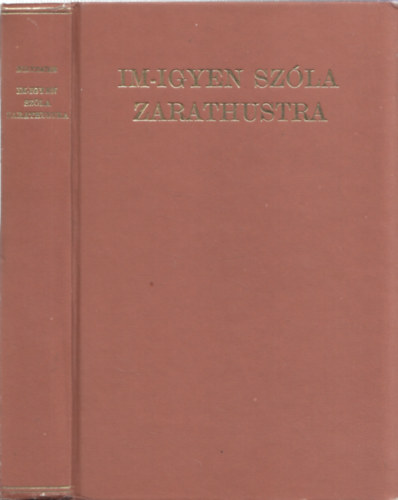 Friedrich Nietzsche - Im-igyen szla Zarathustra - Ksrfzettel