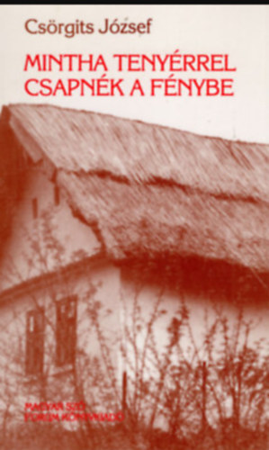 Csörgits József - Mintha tenyérrel csapnék a fénybe