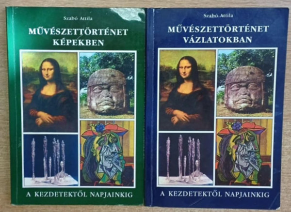 Szabó Attila - Művészettörténet vázlatokban - Művészettörténet képekben (2 kötet)