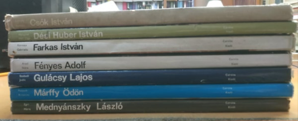 Aradi Nra, Kerncs Gabriella, Mangn Heil Olga, Szabadi Judit, Passuth Krisztina - 7 ktet Magyar Fest: Csk Istvn; Dsi Huber Istvn; Farkas Istvn; Fnyes Adolf; Gulcsy Lajos; Mrffy dn; Mednynszky Lszl