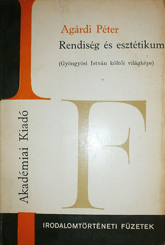 Ag�rdi P�ter - Rendis�g �s eszt�tikum