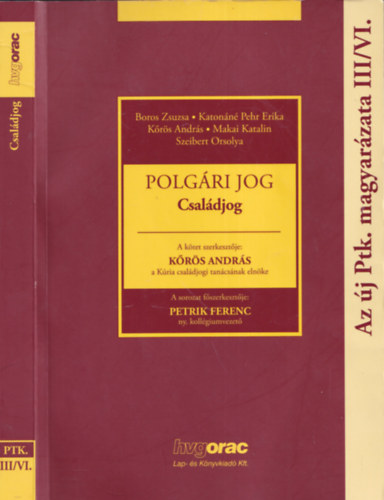 K�r�s Andr�s (szerk.) - Polg�ri jog - Csal�djog
