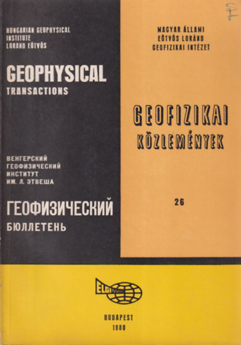 Geofizikai kzlemnyek 26. (tbbnyelv)