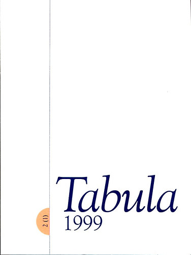 Fejs Zoltn (fszerkeszt) - Tabula 1999 2(1)